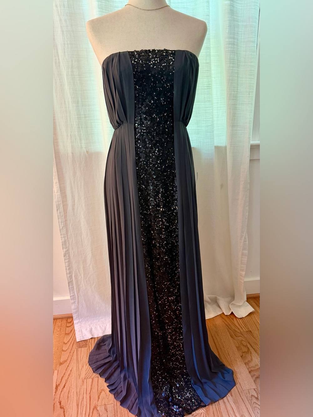 Calvin Klein Vintage Sequined Evening Dress